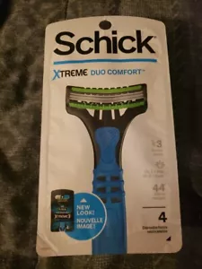 1 Schick Xtreme 4 Outlast & Schick Xtreme 3 DuoComfort Disposable Razors - Picture 1 of 2