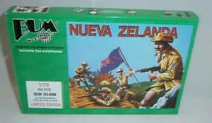 1:72 BUM NEW ZEALAND ARMY FIGURE SET W/TANK BARCELONA UNIVERSAL MODELS #132 NIB - Picture 1 of 3