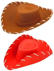 COWBOY HAT WOODY JESSIE TOY STORY COWGIRL CHILDREN FANCY DRESS COSTUME EVA HAT - Picture 1 of 5