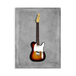 Stampa su Tela su Carta Poster o Quadro Rogan Mark Fender Telecaster 64 - Picture 1 of 2
