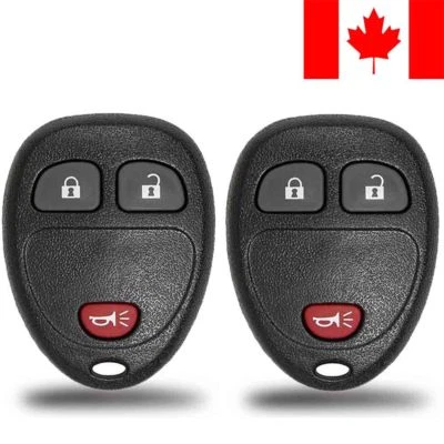 2x New Replacement Keyless Entry Remote Control Key Fob For Chevy Buick Pontiac - Image 1 of 4