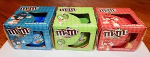 Set of 3 M&M Scented Candles - Red, Blue, Green - New in Sealed boxes - Picture 1 of 1