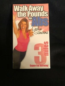 Walk Away the Pounds for Abs - VHS - 3 Miles - New - Imagen 1 de 1
