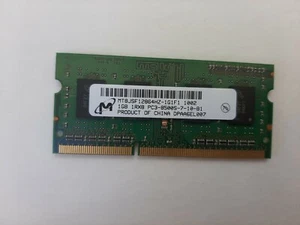 1gb 1rx8 Pc3-8500s-7-10-b1 Mt8jsf12864hz Laptop Memory Ram - Picture 1 of 4