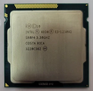 Intel Xeon E3-1230V2 quad-core SR0P4 3.3GHz LGA1155 CPU processor - Picture 1 of 2
