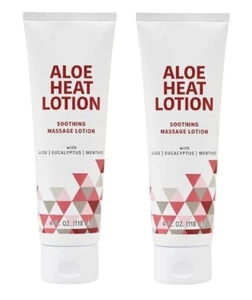 2 Pack x Forever Living Aloe Heat Soothing Massage Lotion For Relaxation 118 ml - Picture 1 of 6