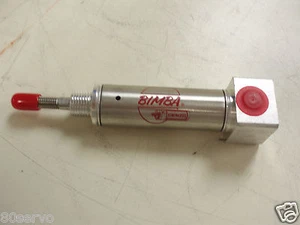 BIMBA PNEUMATIC CYLINDER SPRING RETURN # BR041JS 1.0" STROKE BORE: 0.750" - Picture 1 of 3