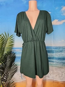 NWT Cupshe Women Dark Green Dress Size Xl - Picture 1 of 9