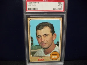 1968 TOPPS BASEBALL #561 LEE ELIA CUBS PSA-9 "MINT" HI NUMBER NICE - Bild 1 von 3