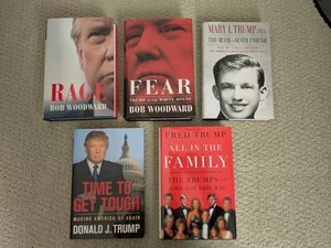 Lot 5 Trump Books: Too Much and Never Enough, Rage, Fear, All in the Family... - Picture 1 of 2