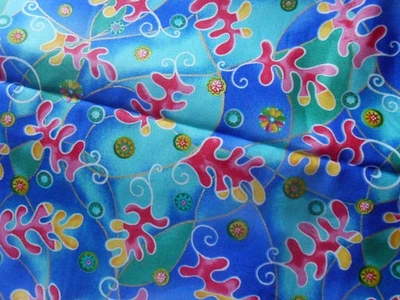 Gems of the Sea in Red, 1 Yards, 100% Cotton, FREE Shipping!! - Image 1 of 3