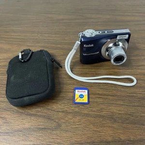 Kodak Easyshare CD93 Digital Camera 9.2 MP Blue W/ Bag & SD Card TESTED WORKS - Picture 1 of 12