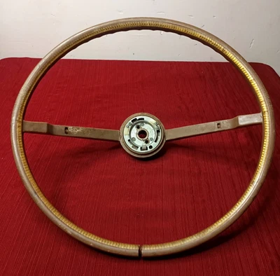 原始设备制造商福特 1965 1966 年银河 500 XL LTD 方向盘棕色带透明 - 二手 — 第 1/4 张图片