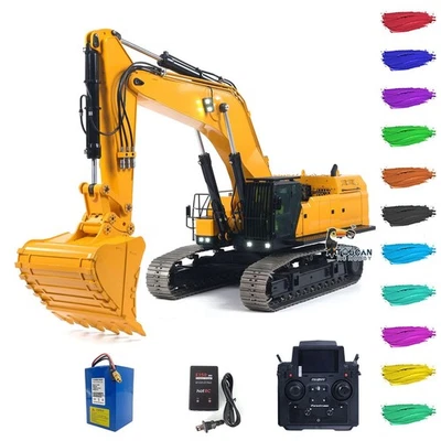 1:14 395F RC Hydraulischer Schwerer Bagger RTR 1.0L Doppelpumpe PL18EVLITE Rauch - Bild 1 von 4