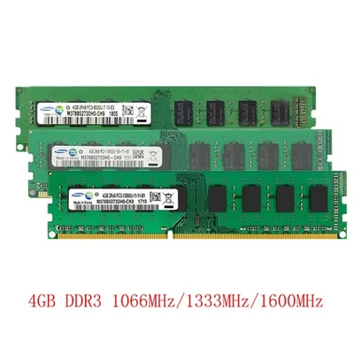 4GB DDR3 1066MHz 1333MHz 1600MHz Computer DIMM PC Desktop Memory For Samsung LOT - Image 1 of 4