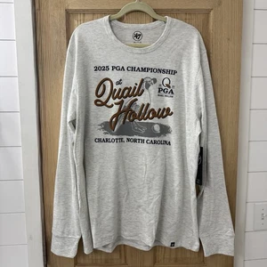 2025 PGA CHAMPIONSHIP 47 Forkball Franxlin LS Golf T-Shirt 2XL Quail Hollow - Bild 1 von 9