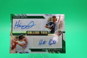 2024 Prospect Edition Hagen Smith Heston Kjerstad College Ties duel Auto /25 π₯ - Picture 1 of 9