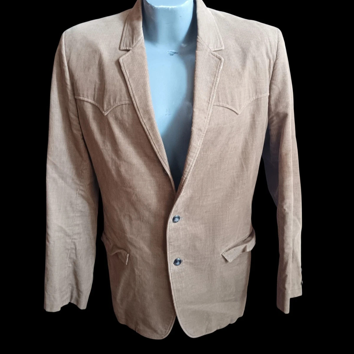 Rockabilly Corduroy Vintage Suit Jackets & Blazers for Men for