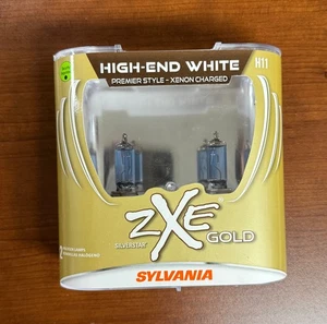 SYLVANIA H11 SilverStar zXe Bombilla halógena dorada para faros, paquete de 2 H11SZG.PB2 - NUEVO - Imagen 1 de 2