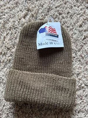 Advantage Wear & Gear Cap - Coyote - Knit Beanie, Made In USA - Image 1 of 2