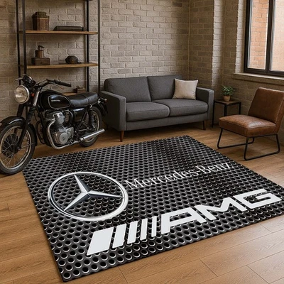 Mercedes Benz, AMG, Car Rug, Garage Floor Rug, Automotive Rug, My Stylish Rug - Image 1 of 4
