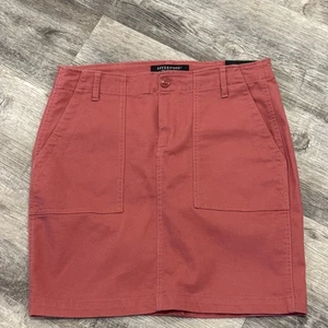 Falda Jean Liverpool Los Angeles Victoria Denim Rosa Polvorienta Talla 8 NUEVA Lápiz - Imagen 1 de 10