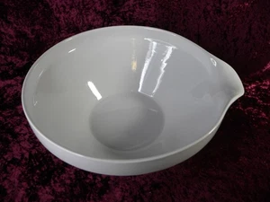 TEEMA WHITE 13" Very Large w Spout Batter Bowl Arabia of Finland Kaj Franck RARE - Picture 1 of 4