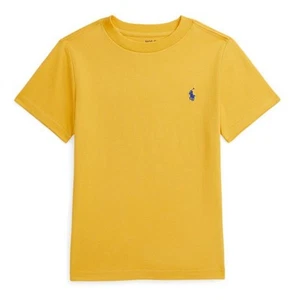 Polo Ralph Lauren Little Boys Cotton Jersey Signature Pony Tee T-Shirt Yellow - Picture 1 of 2