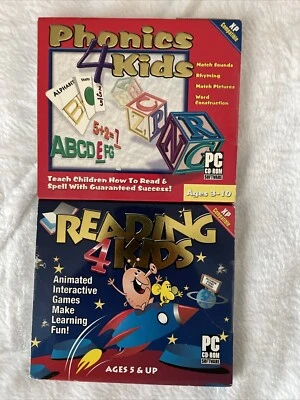 Phonics 4 For Kids & Reading 4 Kids  Software Windows 98/2000/XP CD-ROM - Image 1 of 4