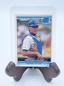 1992 Donruss Rated Rookie Dave Nilsson #4 Milwaukee Brewers *MINT - Picture 1 of 2