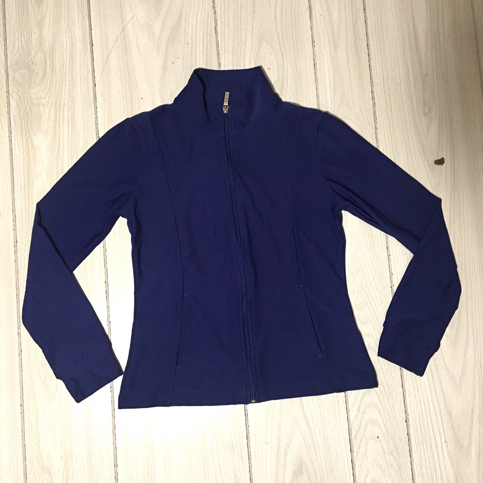 Top de running Ixspa Hydro Fit manga larga semi ajustado azul S Foto 1 de 4