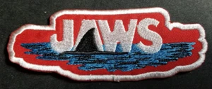 Parche bordado JAWS 1975 KILLER SHARK aprox. 1,75x4,5" - Imagen 1 de 2