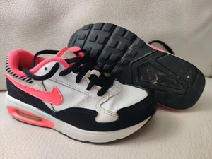 NIKE Air Max ST shoes size 11.5C Striped Pink Black White preschool girls kids - Picture 1 of 11