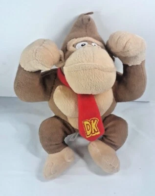 Peluche DONKEY KONG 10" Nintendo Super Mario Bros F2 Foto 1 de 3