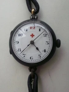 Rolex Rebberg swiss doctor military mechanical red cross vintage wrist watch - Picture 1 of 13