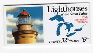 1995 32 cent Lighthouse complete booklet of 20, Scott #BK230, Mint NH - Picture 1 of 1