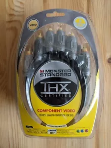 NIB Component Video Monster Standard Highest Quality Connector for DVD 8 ft - Picture 1 of 2