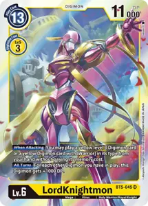 Digimon LordKnightmon - BT5-045 - SR Near Mint - Picture 1 of 1