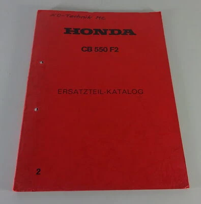 Catálogo Parcial Honda CB 550 F 2 - Imagen 1 de 3