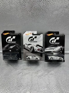 Hot Wheels - PlayStation - Gran Turismo - Set Of 3 ( Ford GT, GT LM And Jaguar) - Picture 1 of 4