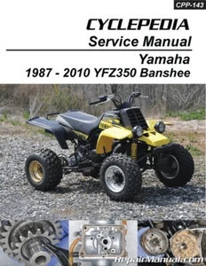 1987-2010 Yamaha YZF350 Banshee Cyclepedia Printed ATV Service Manual - Picture 1 of 1