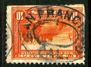 Sc #400 San Francisco CAL Oval Town Cancelled Panama Pacific 10 Cent US 11E55 - Picture 1 of 2