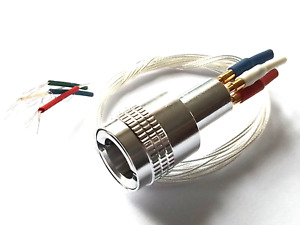 400mm Litz 5N Wired Tonearm Connector Socket For Technics SL-1510 MK2 Tonearm
