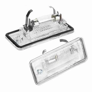 1 Pair Of Car License Plate Lights 8E0807430A 8E0807430B License Plate - Foto 1 di 12