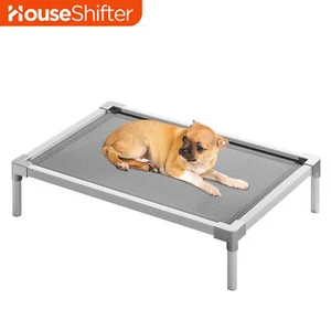 42 in Cooling Elevated Dog Bed Chew Proof Pet Sturdy Aluminum Frame Portable Mat - Picture 1 of 11