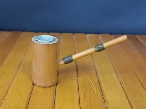 PIPA DA FUMO VINTAGE PICCOLA TENUTA FATTA IN BAMBÙ - Foto 1 di 4