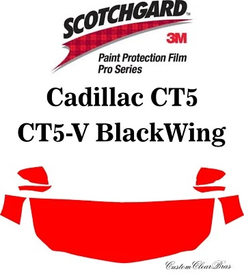 3M Scotchgard Paint Protection Pro Series 2022 2023 Cadillac CT5-V BlackWing - Image 1 of 3