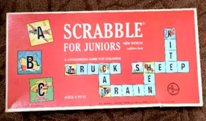 Vintage 1964 Scrabble for Juniors - Edition 2 Selchow & Righter No. 18 - Picture 1 of 4