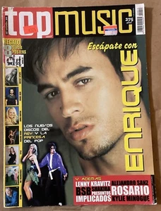 Top Music Magazine November 2001 Enrique Iglesias Britney Spears Kylie Minogue - Picture 1 of 7