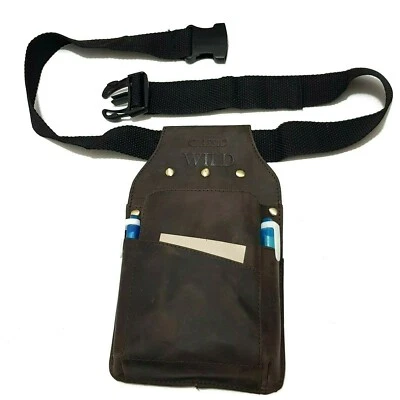 Suede Belt Bag Waiter's Money Pouch Waiter Holster Belt Waiter Holder Bags - Image 1 of 3